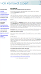 Mobile Screenshot of hair-removal-expert.com